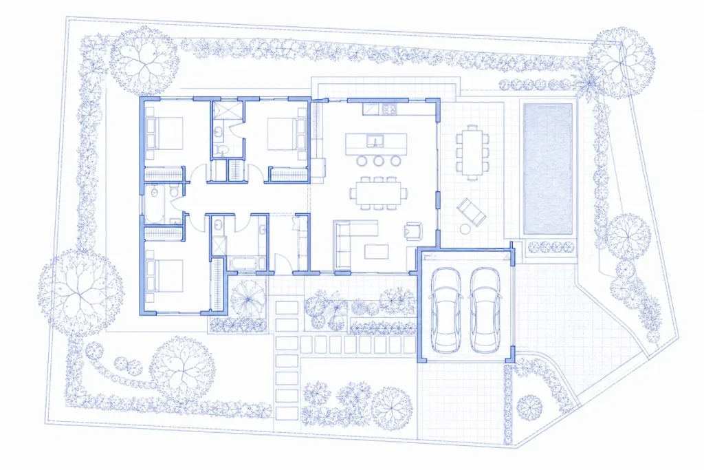 Elite site plan example drawing